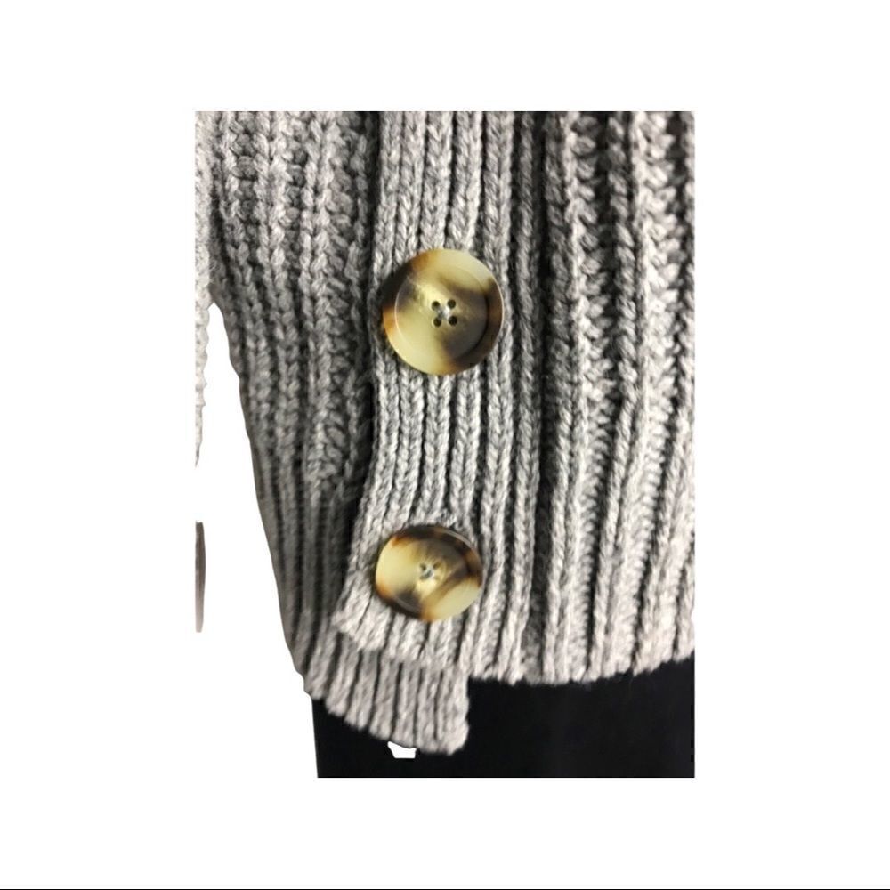 Madewell Mock Neck Side Buttons Sweater Size Small - Picture 4 of 6